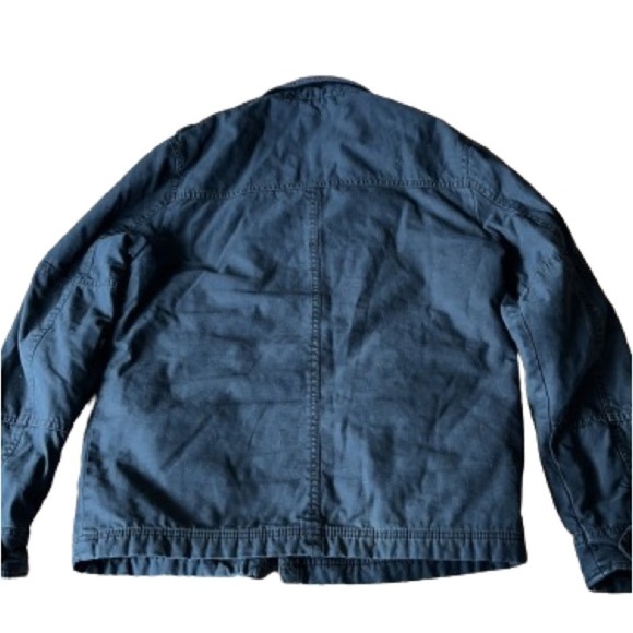 Levi’s navy blue canvas jacket size M - Picture 3 of 8